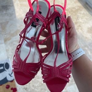 White House black market strappy heel